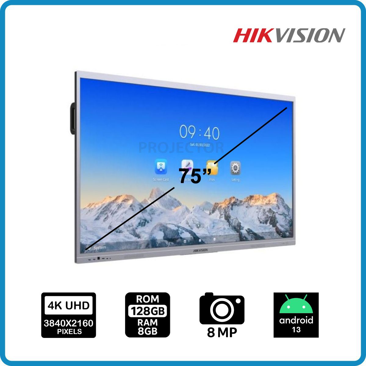 Hikvision - Interactive Flat Panel 75-inch