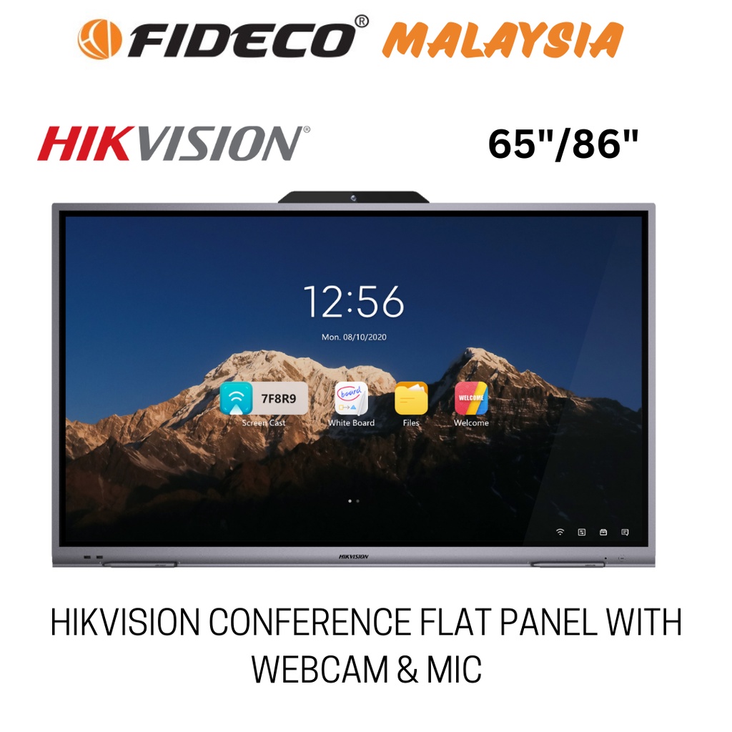 Hikvision - Interactive Flat Panel 65-inch (with Camera)