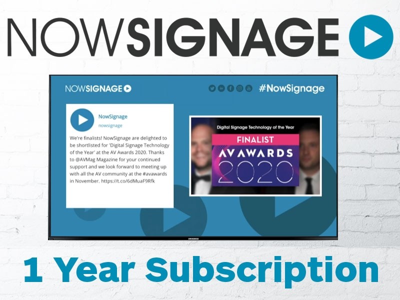 Nowsignage - Yearly Subscription