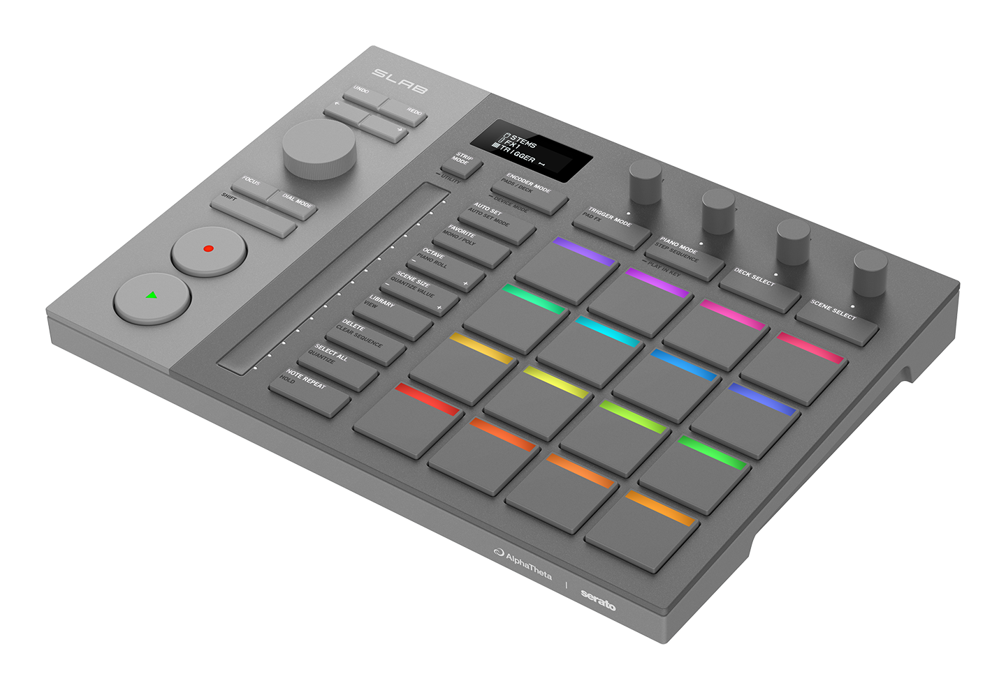 AlphaTheta Slab - Midi Pad Controller for Serato Studio