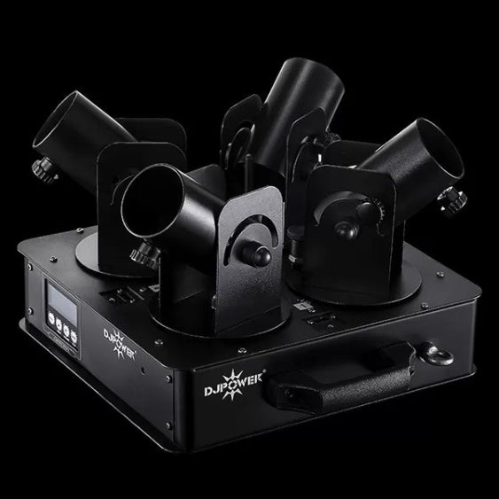 DJPOWER R-6 Four Output Confetti Launcher
