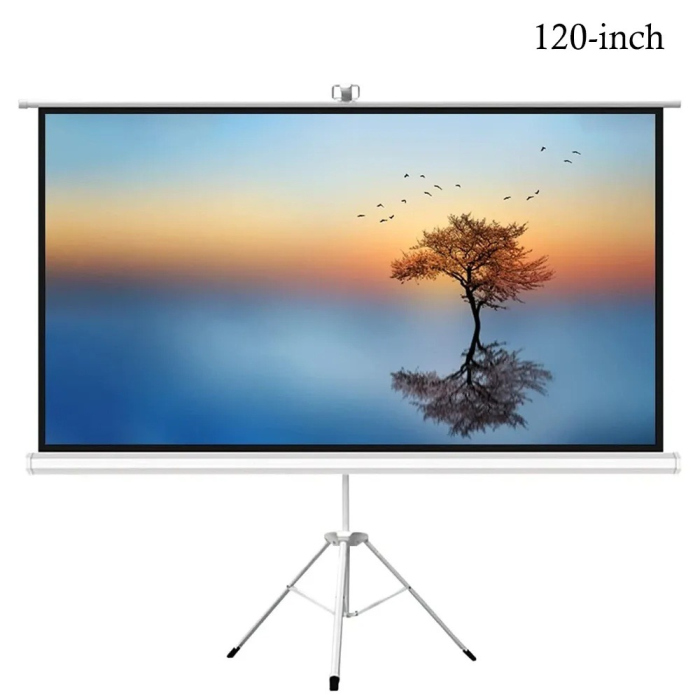 JK Tripod Screen, 120", 4:3 Aspect Ratio, Matt White Fabric - T4120