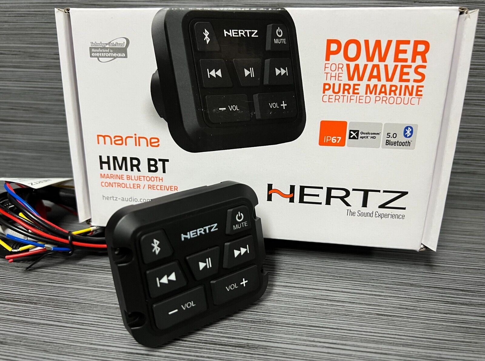Hertz Marine HMR BT Waterproof Bluetooth Receiver