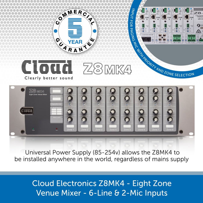Cloud Z8MK4 8-Zone Mixer