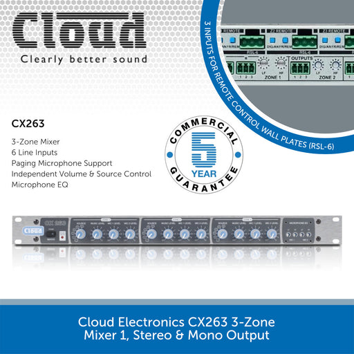 Cloud - CX263 Multi-Zone Mixer — view 2