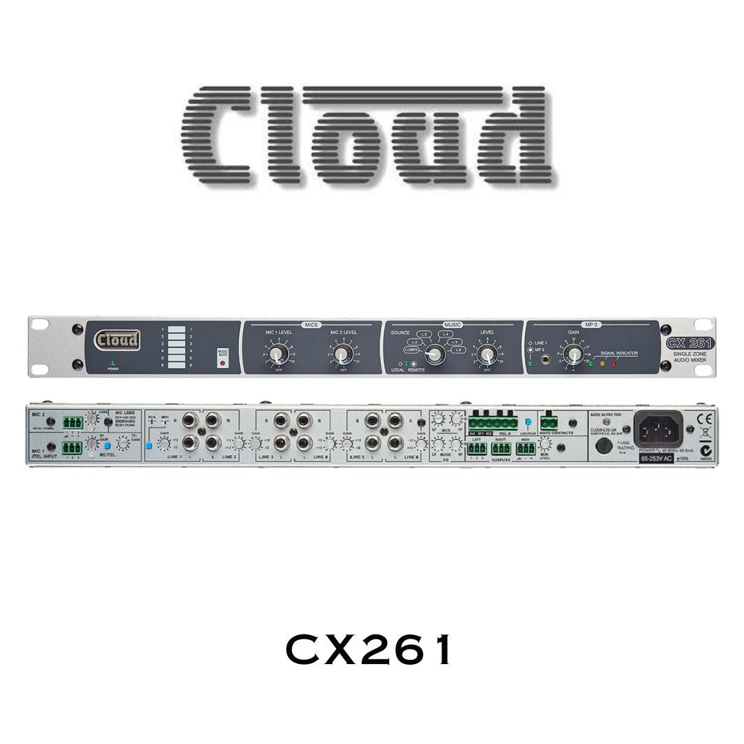 Cloud - CX261 Single Stereo Zone Mixer — view 3
