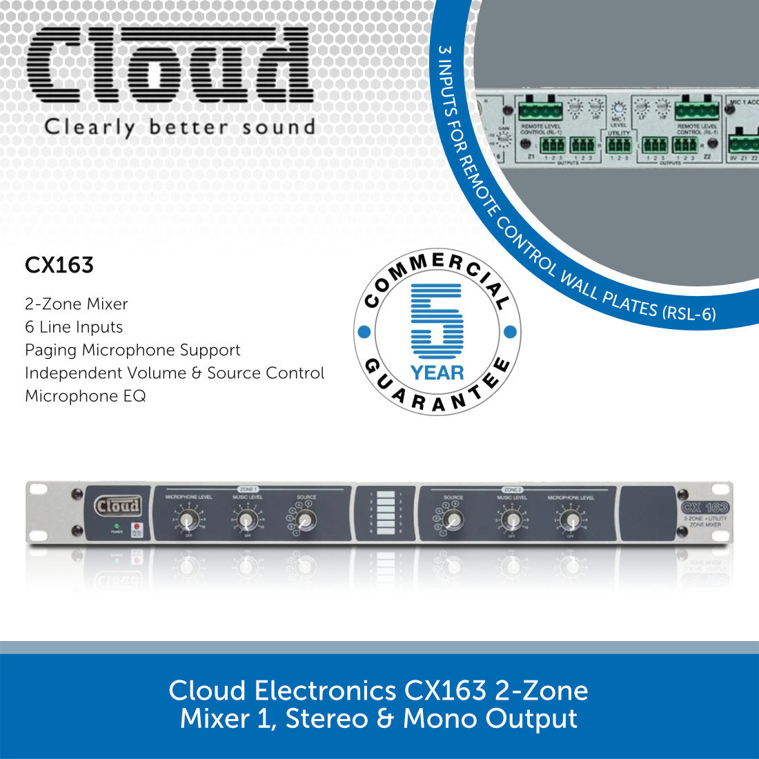 Cloud - CX163 Multi-Zone Mixer