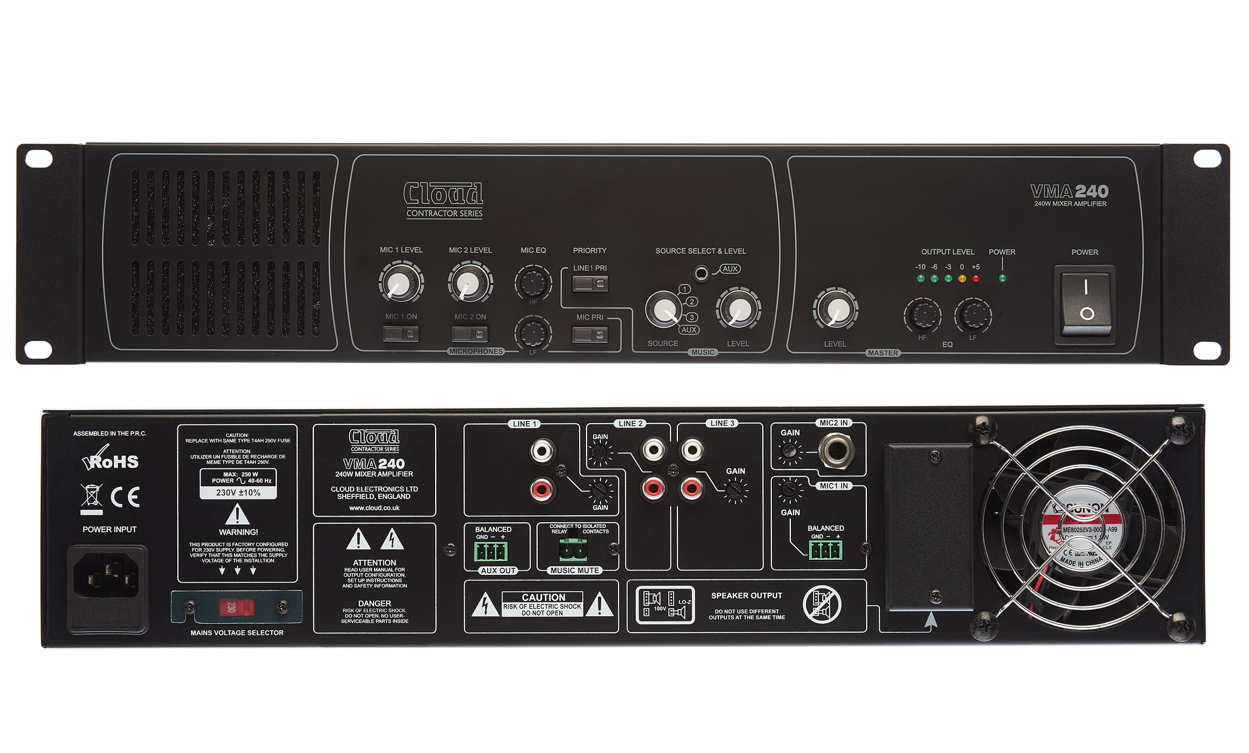 Cloud VMA240 - Mixer Amplifier 240W — view 3