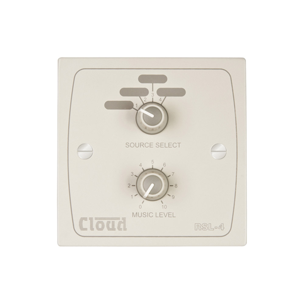 Cloud RSL-6x4W Remote Music Source & Level Control (4-Pack, White) — view 2
