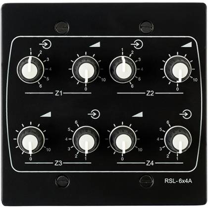 Cloud RSL-6x4B Remote Music Source & Level Control (4-Pack, Black) — view 2