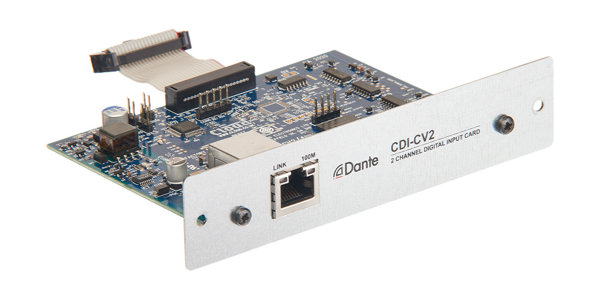 Cloud CDI-CV2 2-Channel Dante Input Card for CVA2500