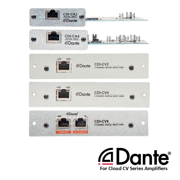 Cloud CDI-CA2 2-Channel Dante Input Card for CA2250 & CA2500 — view 3