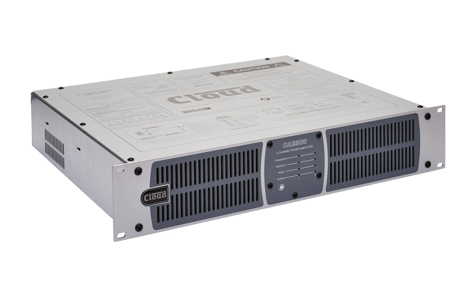 Cloud CA2500 2 x 500W 70/100V Power Amplifier — view 2