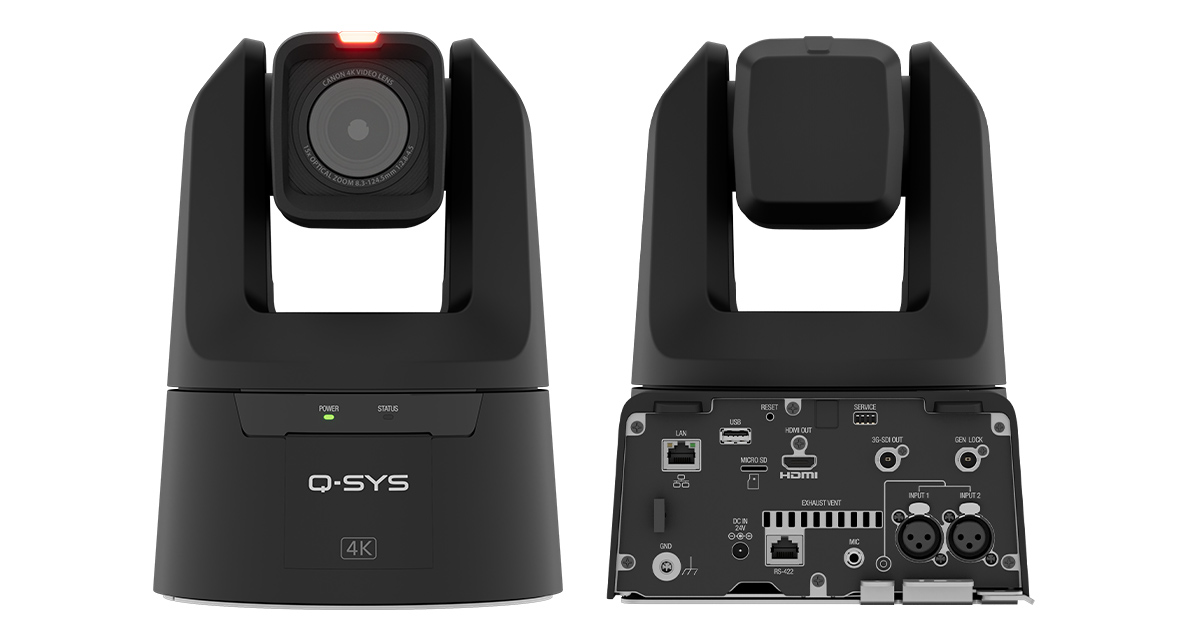 Q-SYS NC-PRO15X-WM-BK Wall Mount Bracket for NC-PRO15X Camera, Black