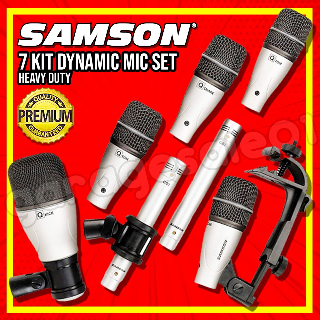Samson 7-piece Drum Mic Kit