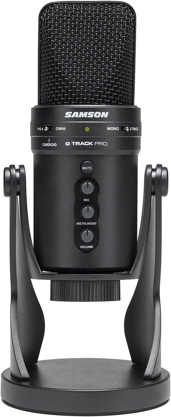 Samson G TRACK PRO - Professional USB Microphone with Audio Interface