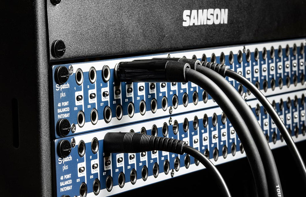 Samson 48-point Balanced Patch Bay with Mode Switches