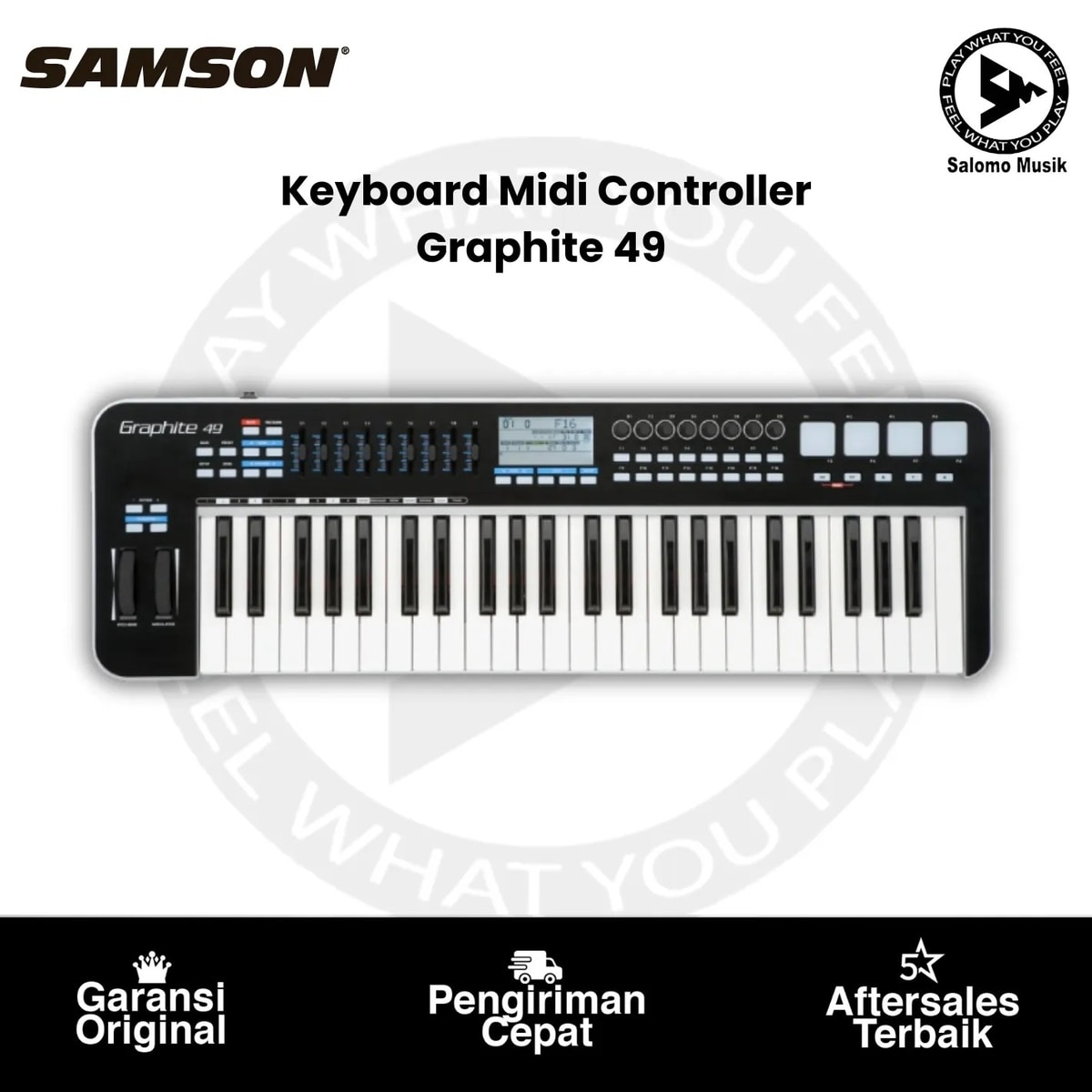 Samson Graphite 49 Key MIDI Keyboard Controller
