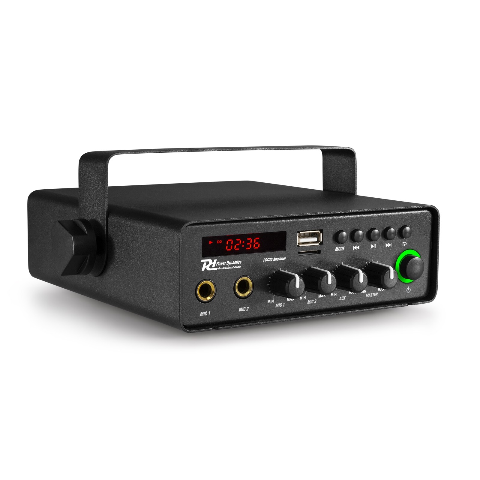 Power Dynamics PDM-C30 Vehicle Mixer Amplifier 30W USB BT