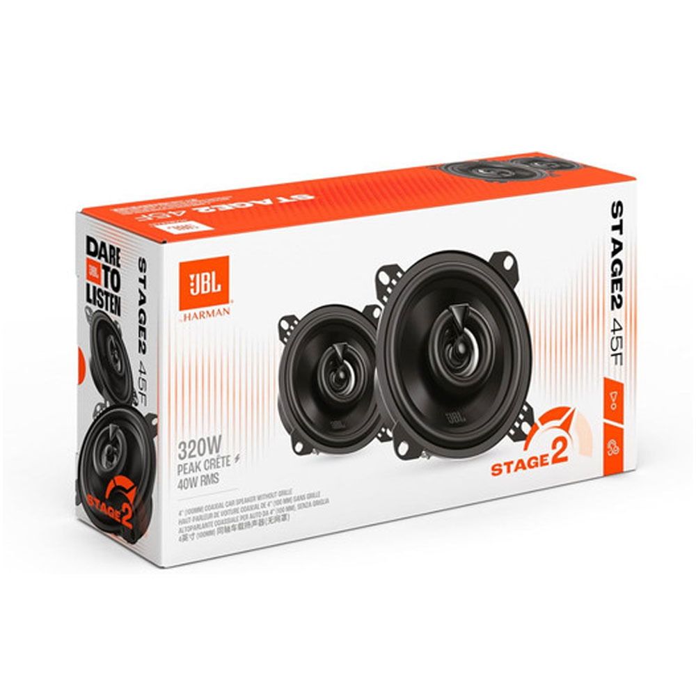 JBL Stage2 45F - 4" 10cm 320 WATT 2 Way Co Axial Car Speaker No Grill