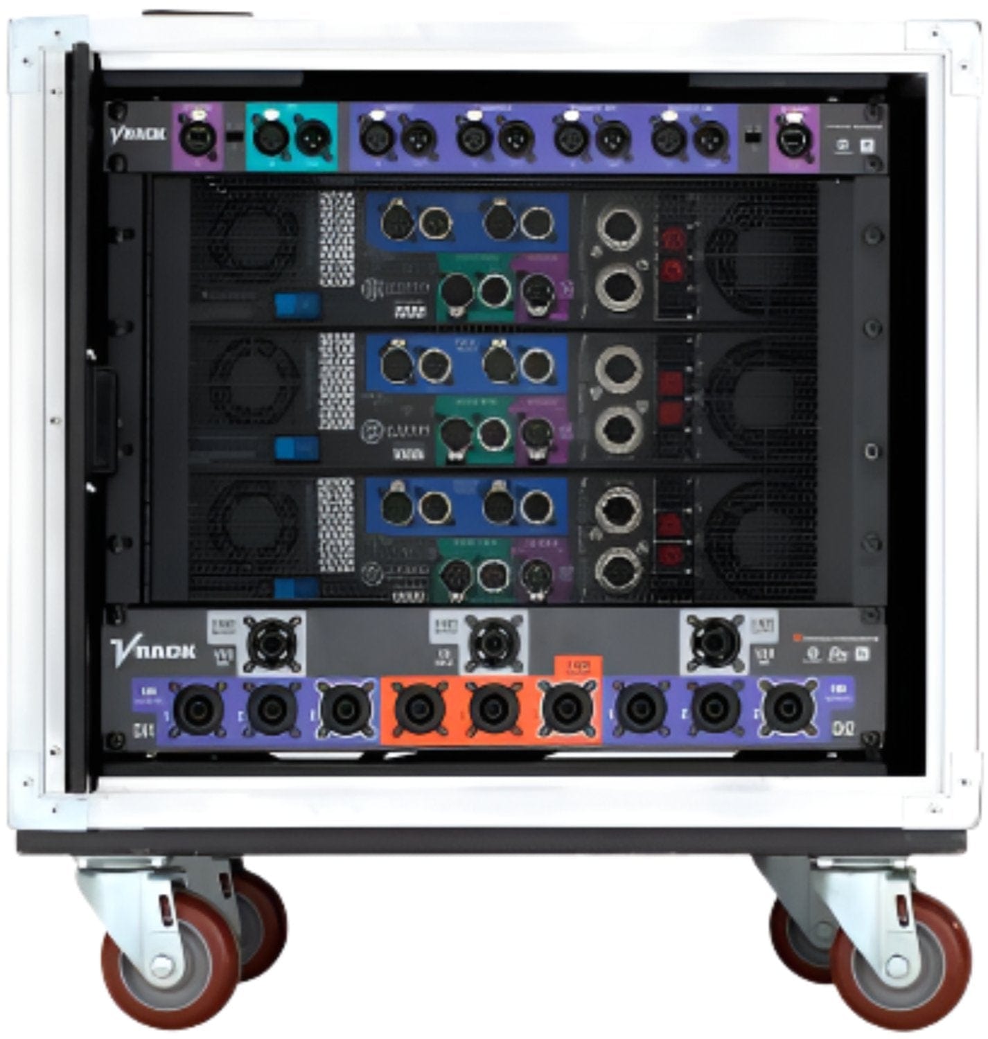 Crown VRACK12KFX - LOADED VRACK12000HD - 3 12000HD AMPLIFIERS RACK PD I O