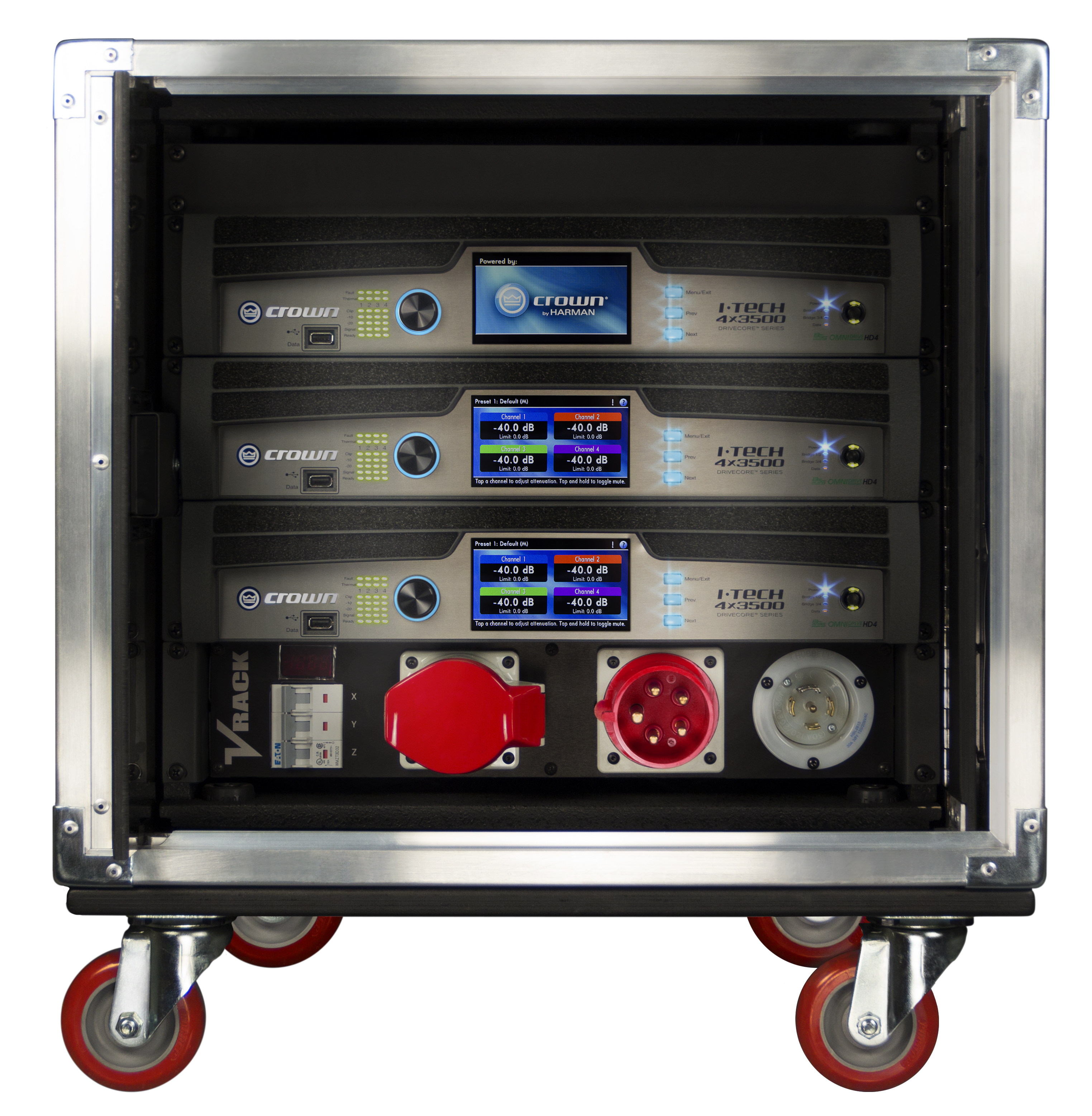 Crown VRackHD4FX - Loaded VRack 4x3500HD