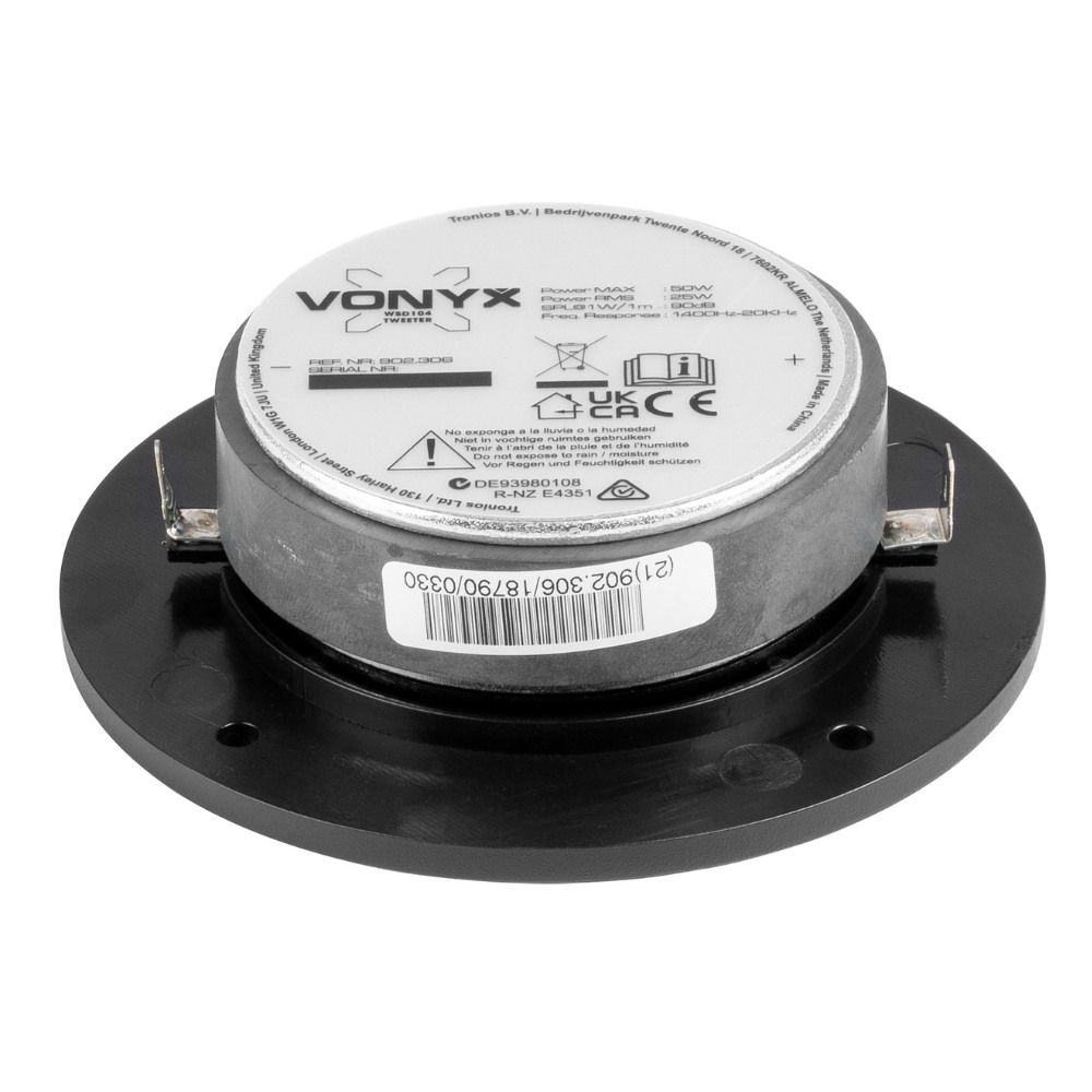 Vonyx WSD104 - SILK DOME TWEETER 104mm