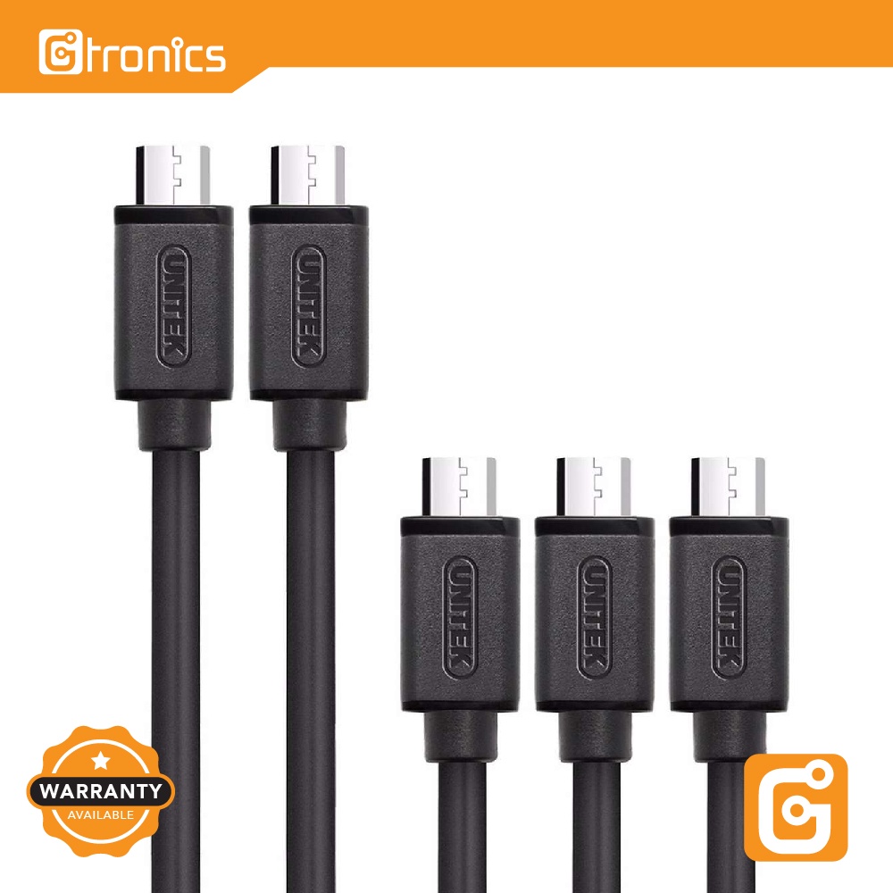 Unitek 5-IN-1 Premium USB2.0 Micro USB Cable Pack 2X