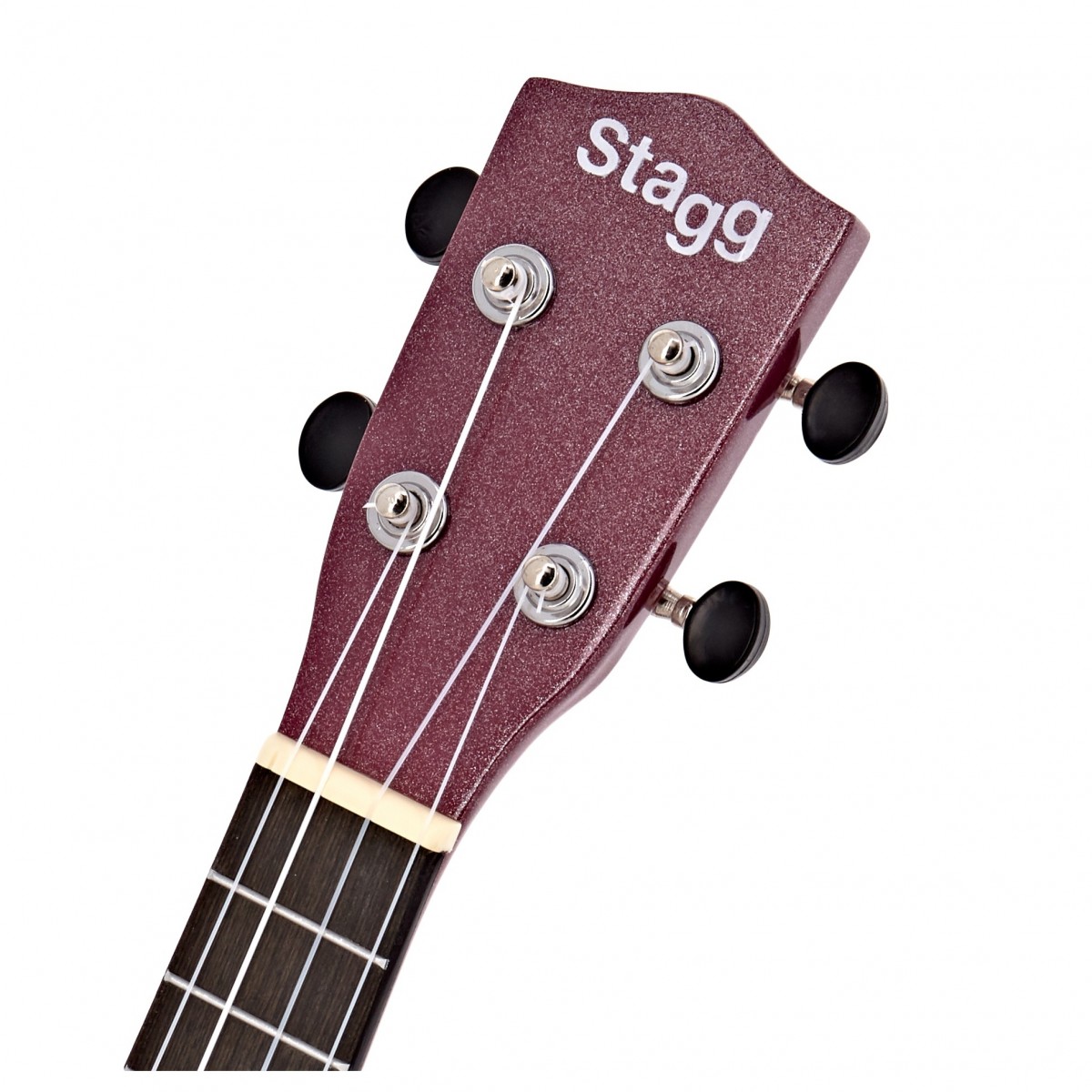 Stagg 30 E - Electric Soprano Ukulele with Mahogany Bag