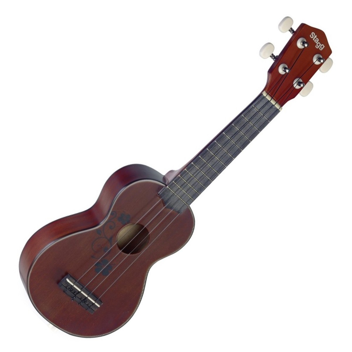 Stagg 30 - Soprano Ukulele with Mahogany Bag