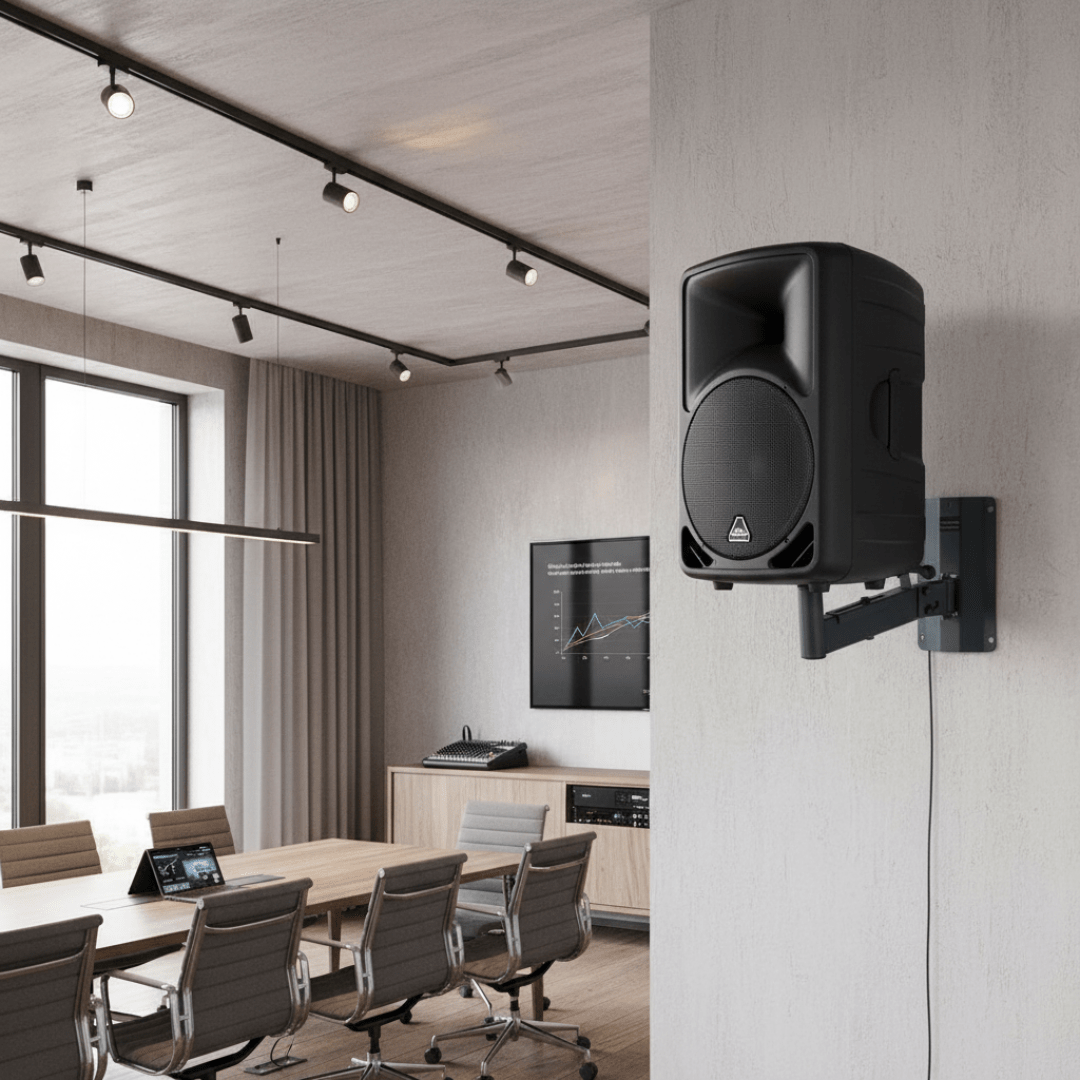 Powerworks PW-6IP66BK - Black Wall Mount Speaker