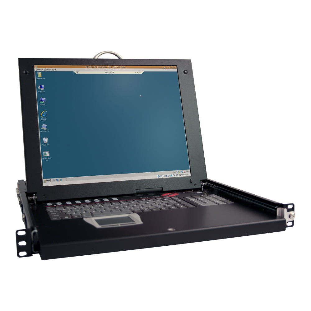Rextron HUSH-116DC - 16-Port 17 KVM Console Drawer