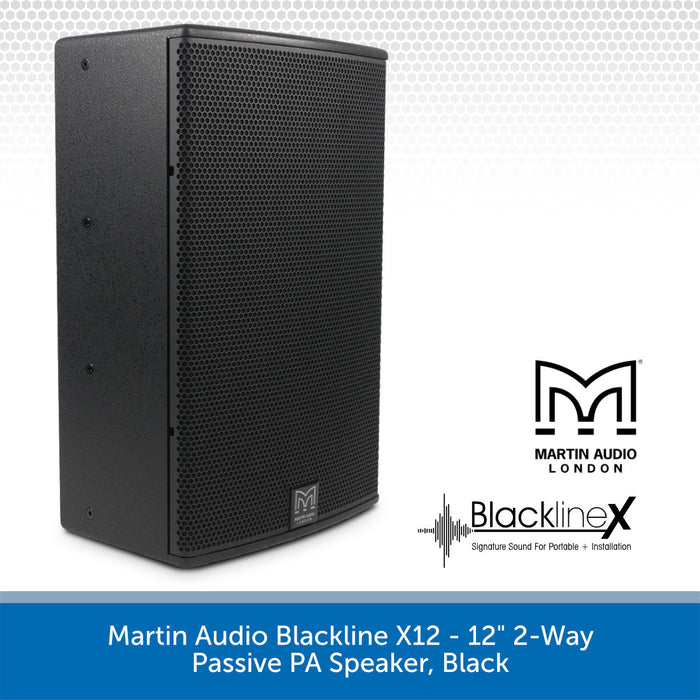 Martin-Audio 12 - Compact self-powered two-way Blackline X Speaker Max SPL- 128dB Black — view 4