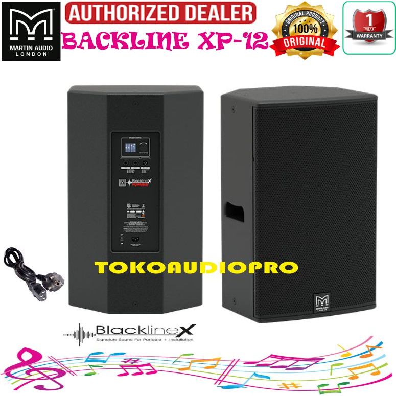 Martin-Audio 12 - Compact self-powered two-way Blackline X Speaker Max SPL- 128dB Black — view 5