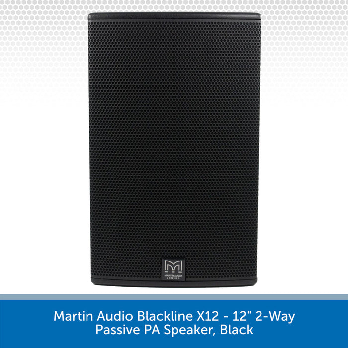 Martin-Audio 12 - passive two-way Blackline X Speaker 300 watts RMS Max SPL- 128dB Black — view 3