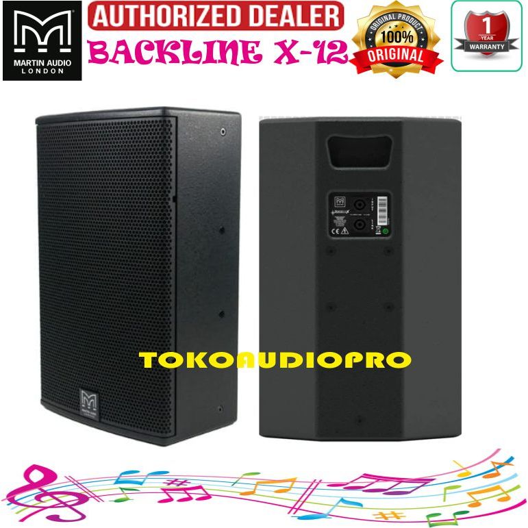 Martin-Audio 12 - passive two-way Blackline X Speaker 300 watts RMS Max SPL- 128dB Black — view 4