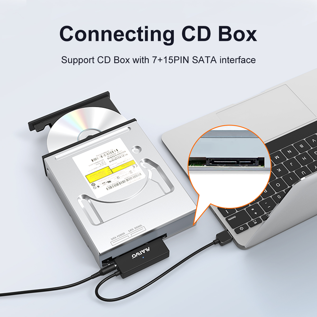 Maiwo USB3.0 TO SATA HDD Enclosure K10435 — view 6