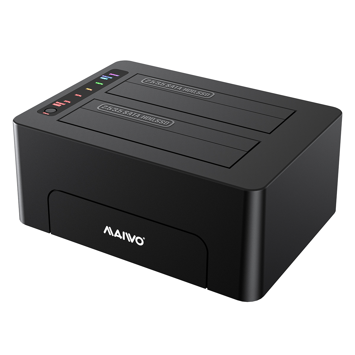 Maiwo 2-BAY SATA HDD USB3.0 CLONE STN K3082 — view 2