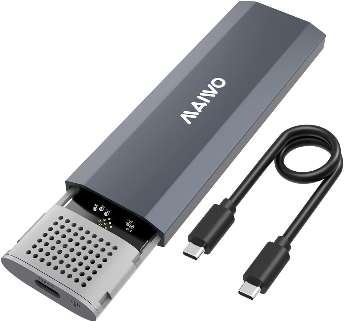 Maiwo K309CL 3-Bay SATA HDD and M.2 NVMe USB3.2 Gen2 10Gbps Type-C Docking Station with Offline Clone Function — view 3