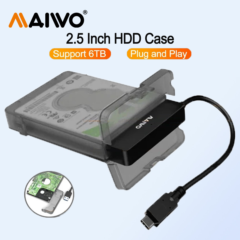Maiwo 2.5 Inch SATA HDD SSD Enclosure K104 — view 3