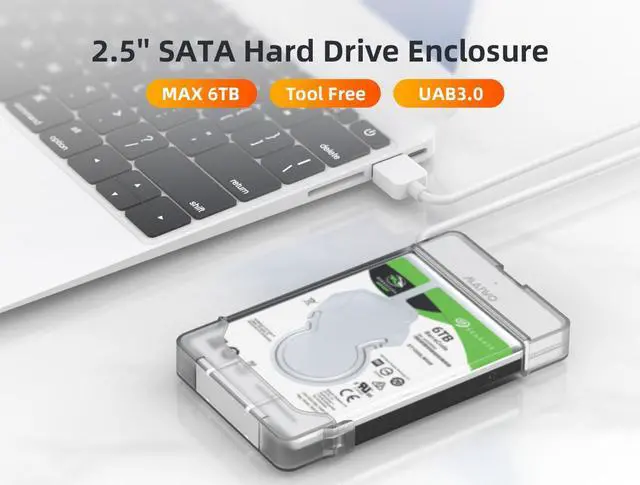 Maiwo 2.5 Inch SATA HDD SSD Enclosure K104 — view 5