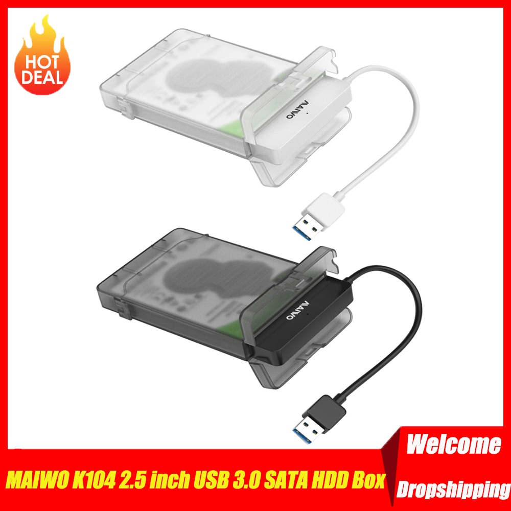 Maiwo 2.5 Inch SATA HDD SSD Enclosure K104 — view 6