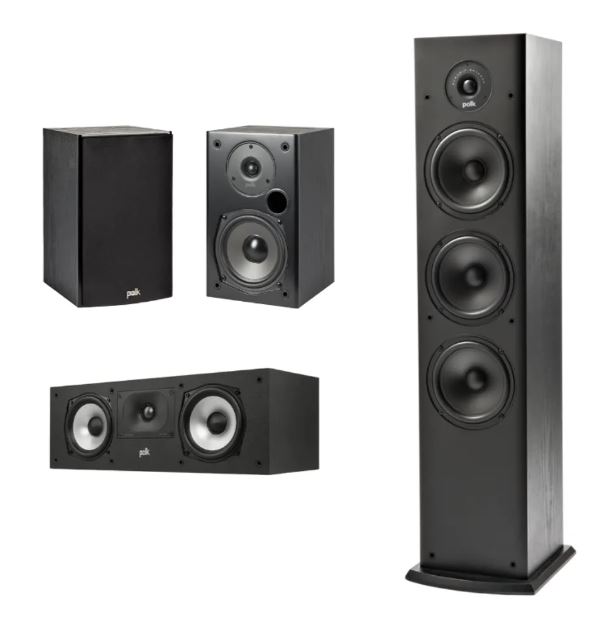 Polk Audio T50 Home Theater Floor Standing Tower Speaker — view 2