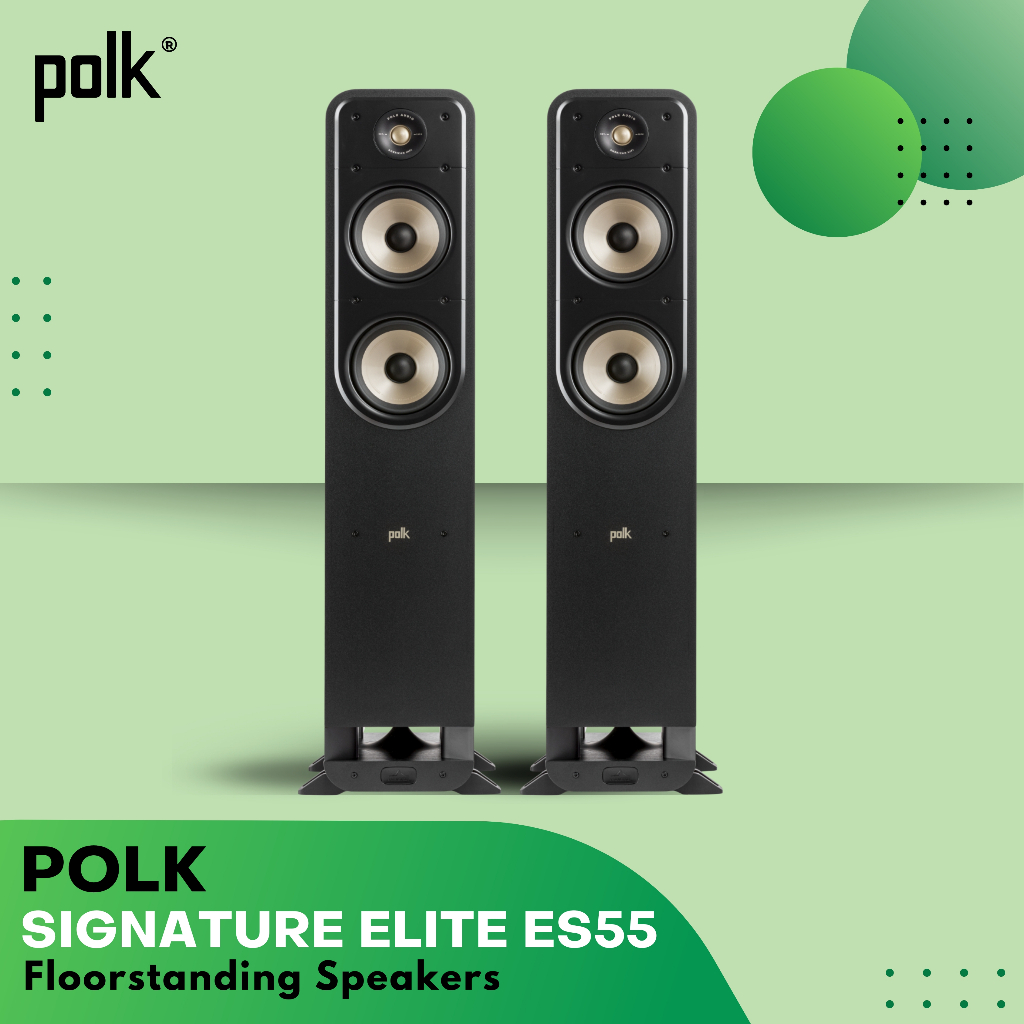 Polk Audio SIGS55ELBK - Polk ES55 Floorstander Black — view 2