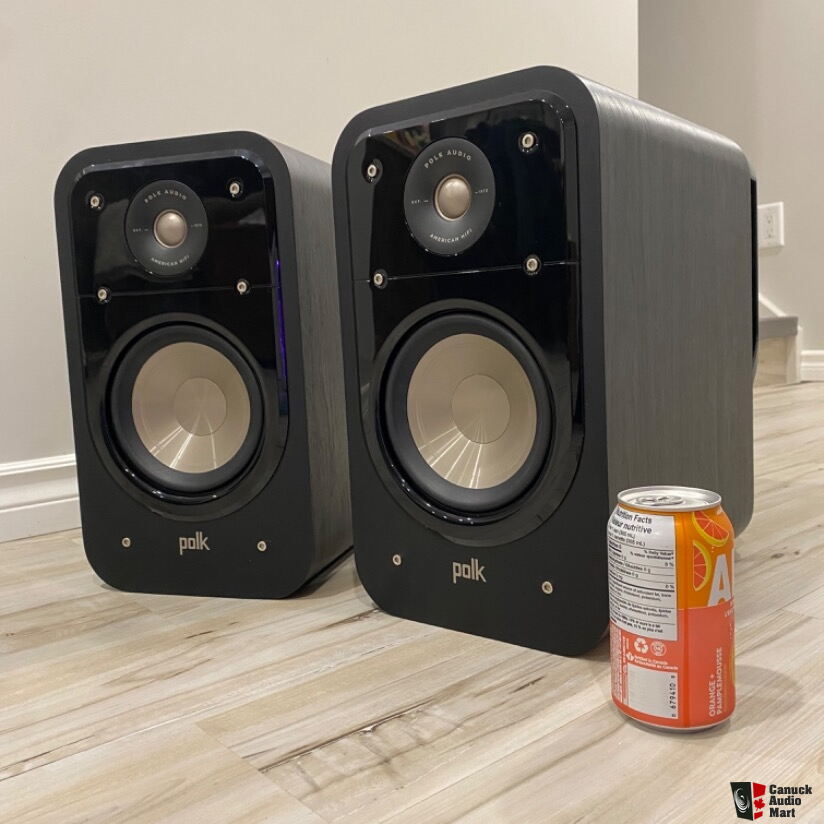 Polk Audio Signature Elite ES20 Bookshelf Speaker with Pro AMP Black — view 2