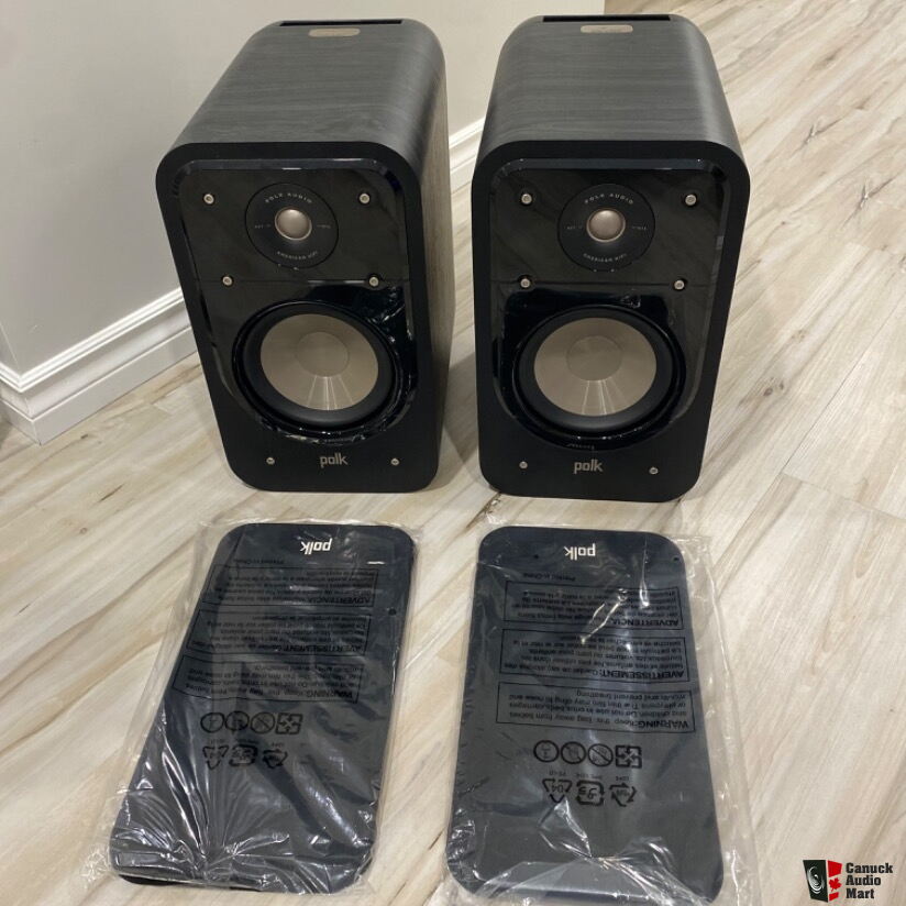Polk Audio Signature Elite ES20 Bookshelf Speaker with Pro AMP Black — view 3