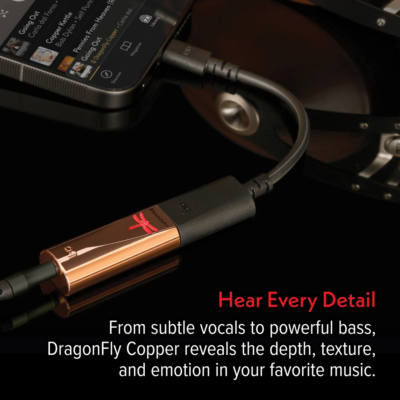 AudioQuest DragonFly Copper - USB DAC | Headphone Amp — view 4