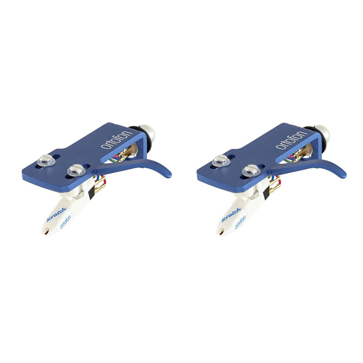 Ortofon OM Scratch White on SH-4 Blue - Premounted Cartridge — view 2
