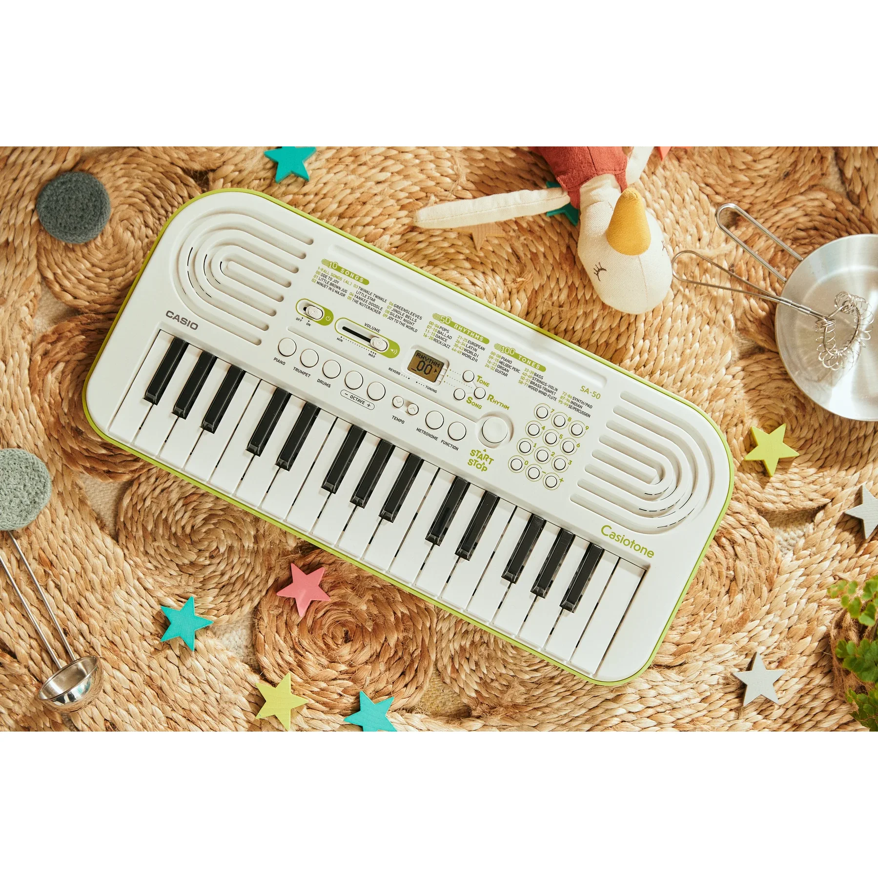 Casio SA-50 Mini Keyboard - White — view 4