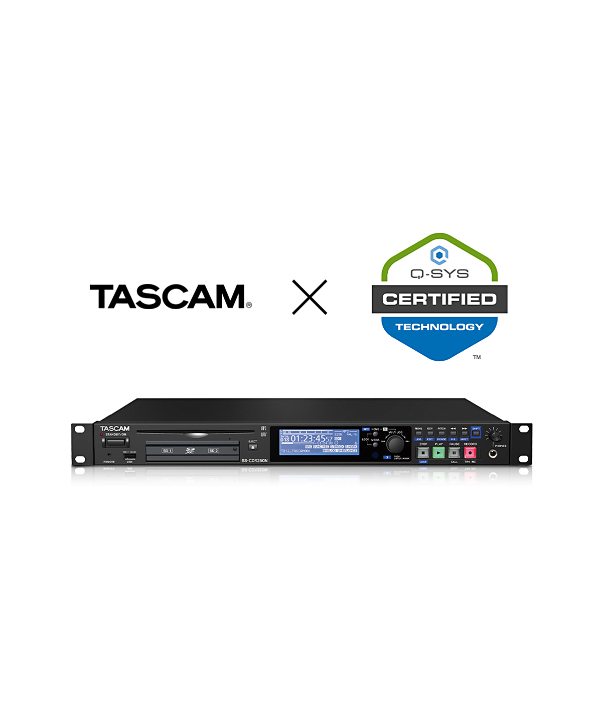 Tascam CD-400U — view 2